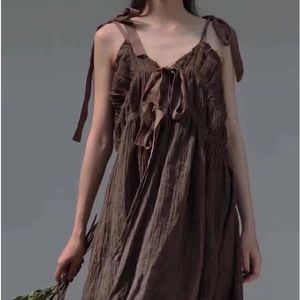 Peng Tai linen dress multiple way